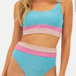 Beach Riot Colorblock Top